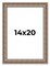 Ornate Gold Picture Frame - UV Acrylic, Foam Board Backing, Hanging Hardware